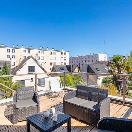 Teranga - Studio Avec Grande Terrasse Dans Rennes Eksteriør billede