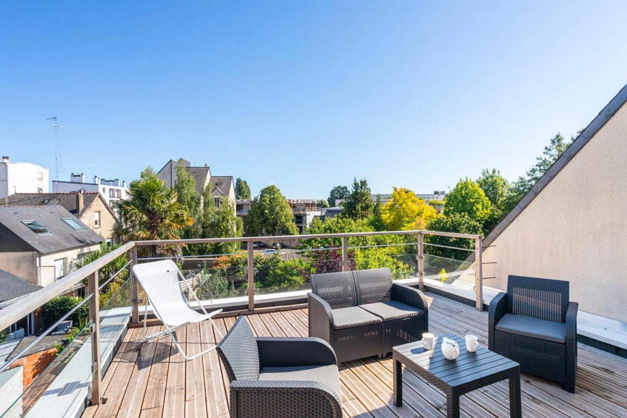 Teranga - Studio Avec Grande Terrasse Dans Rennes Eksteriør billede