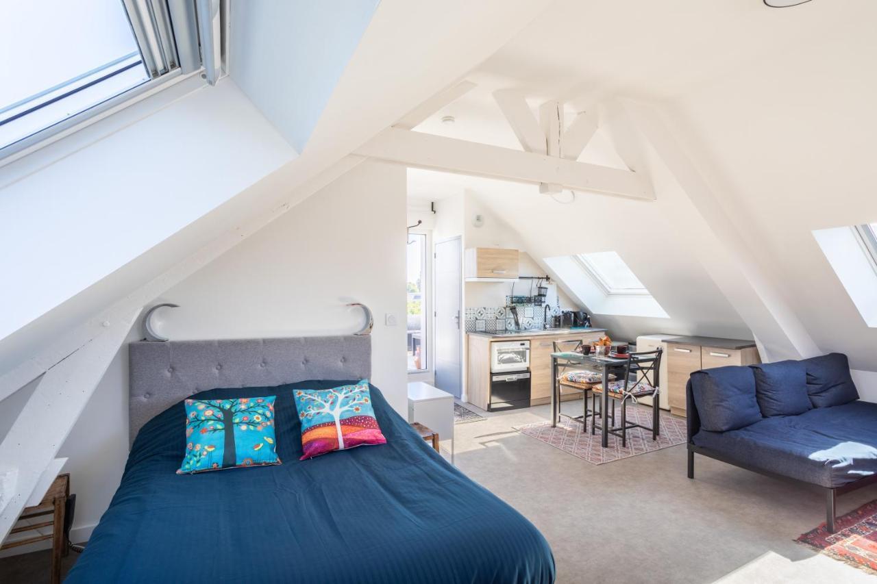 Teranga - Studio Avec Grande Terrasse Dans Rennes Eksteriør billede